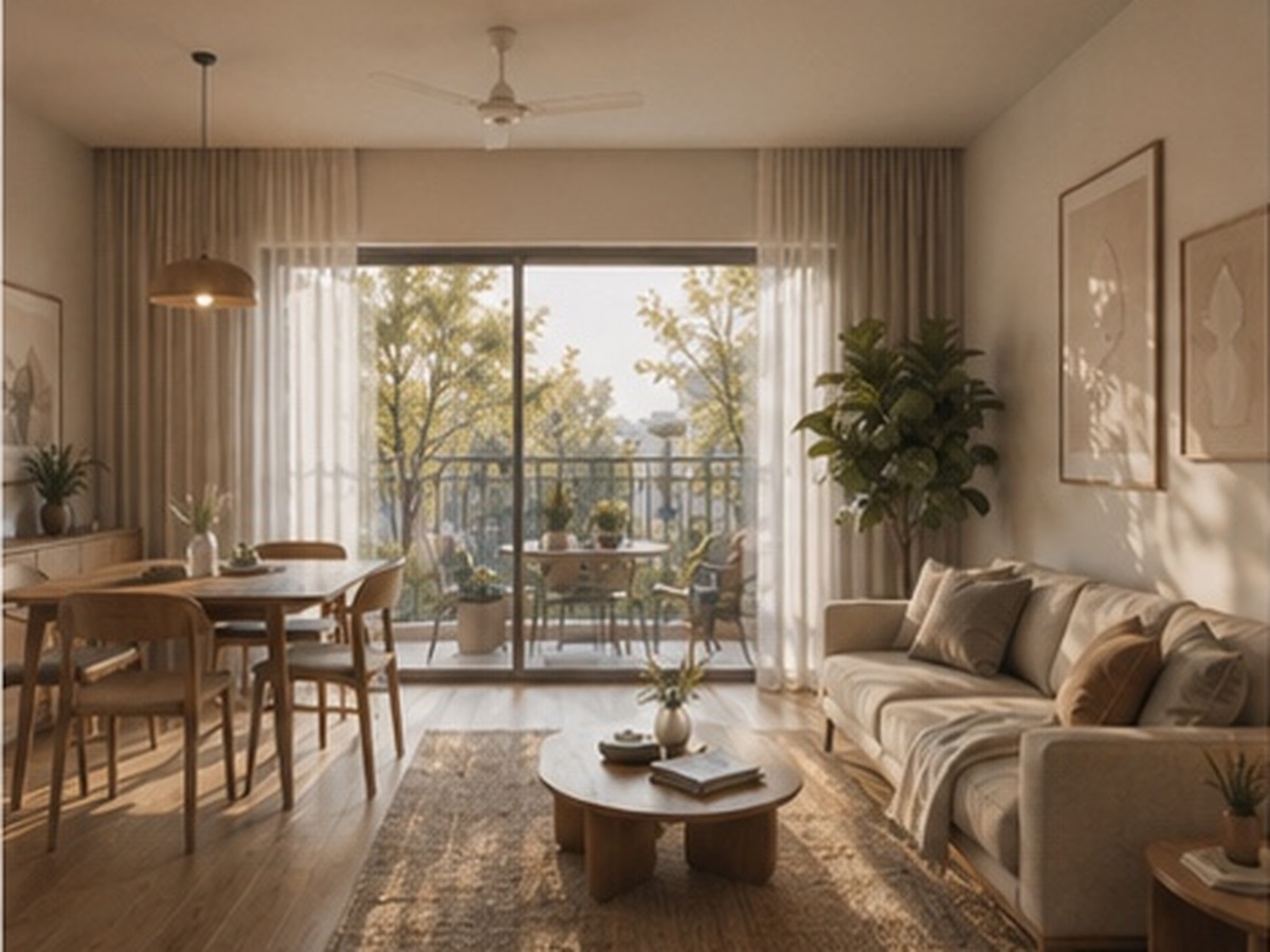 Sector 105 living spaces render