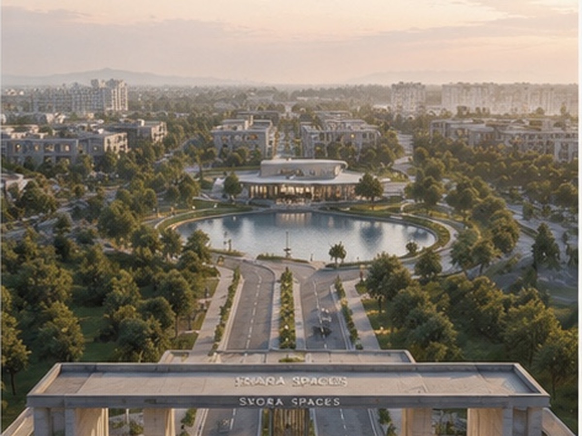 Sector 112 proposed township aerial render